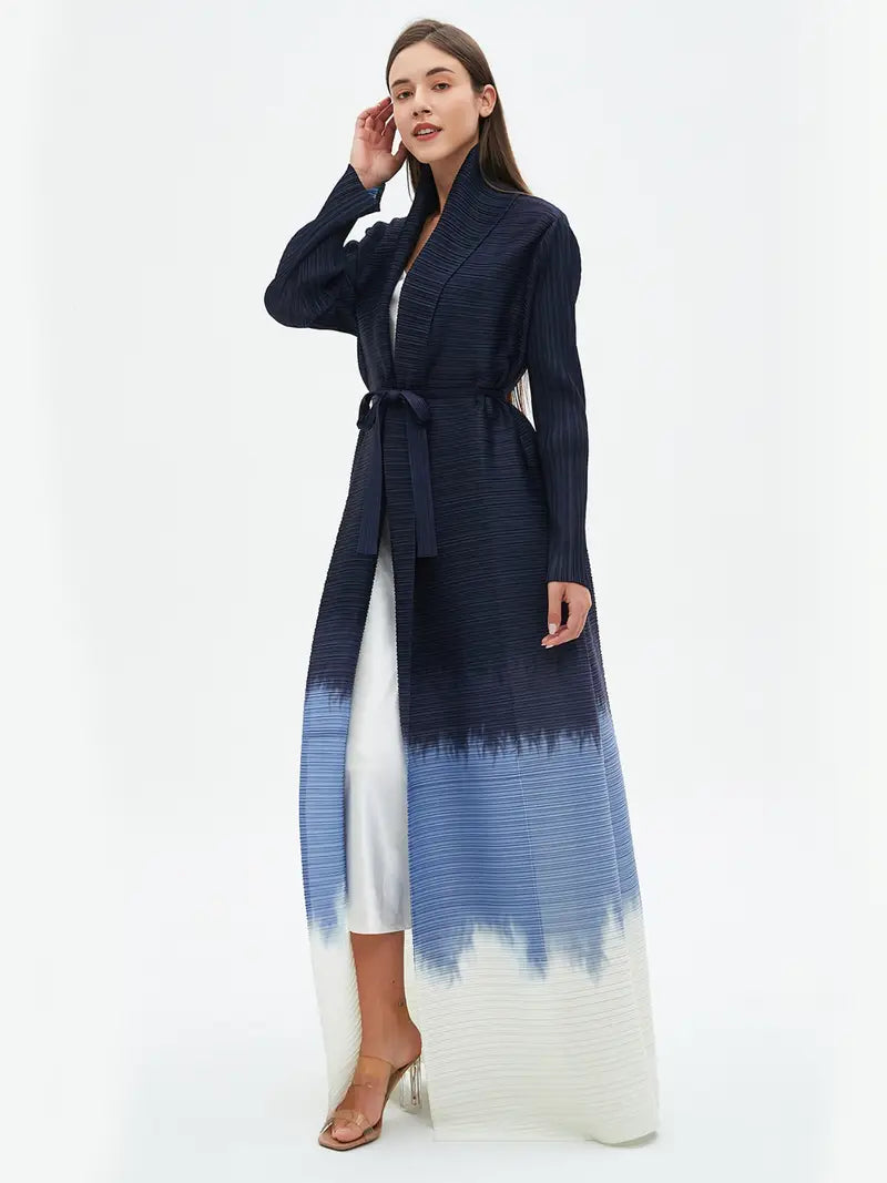 Yasmin – Printed Pleated Abaya