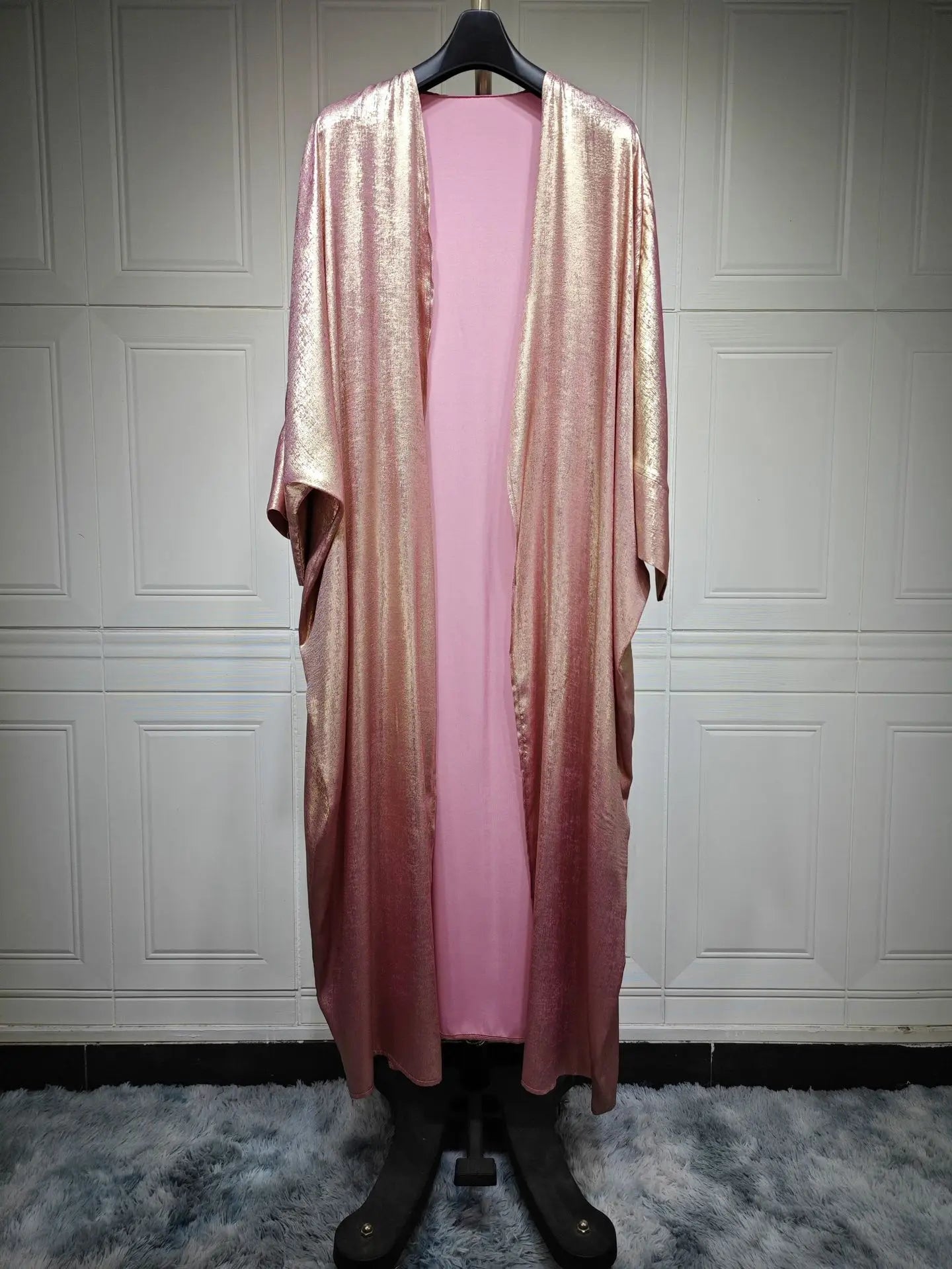 Lina - Satin Shiny Open Abaya