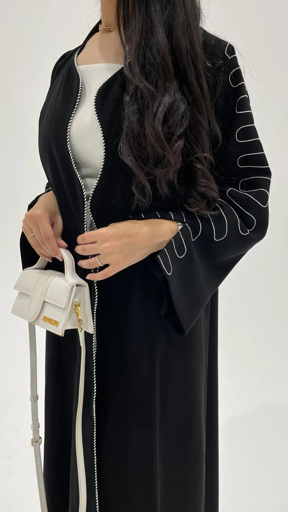 Mira - Stitched open abaya