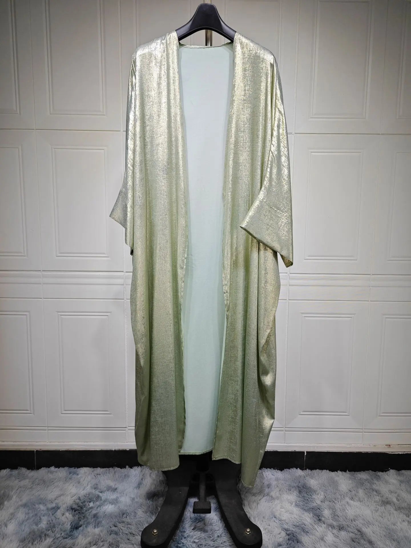 Lina - Satin Shiny Open Abaya