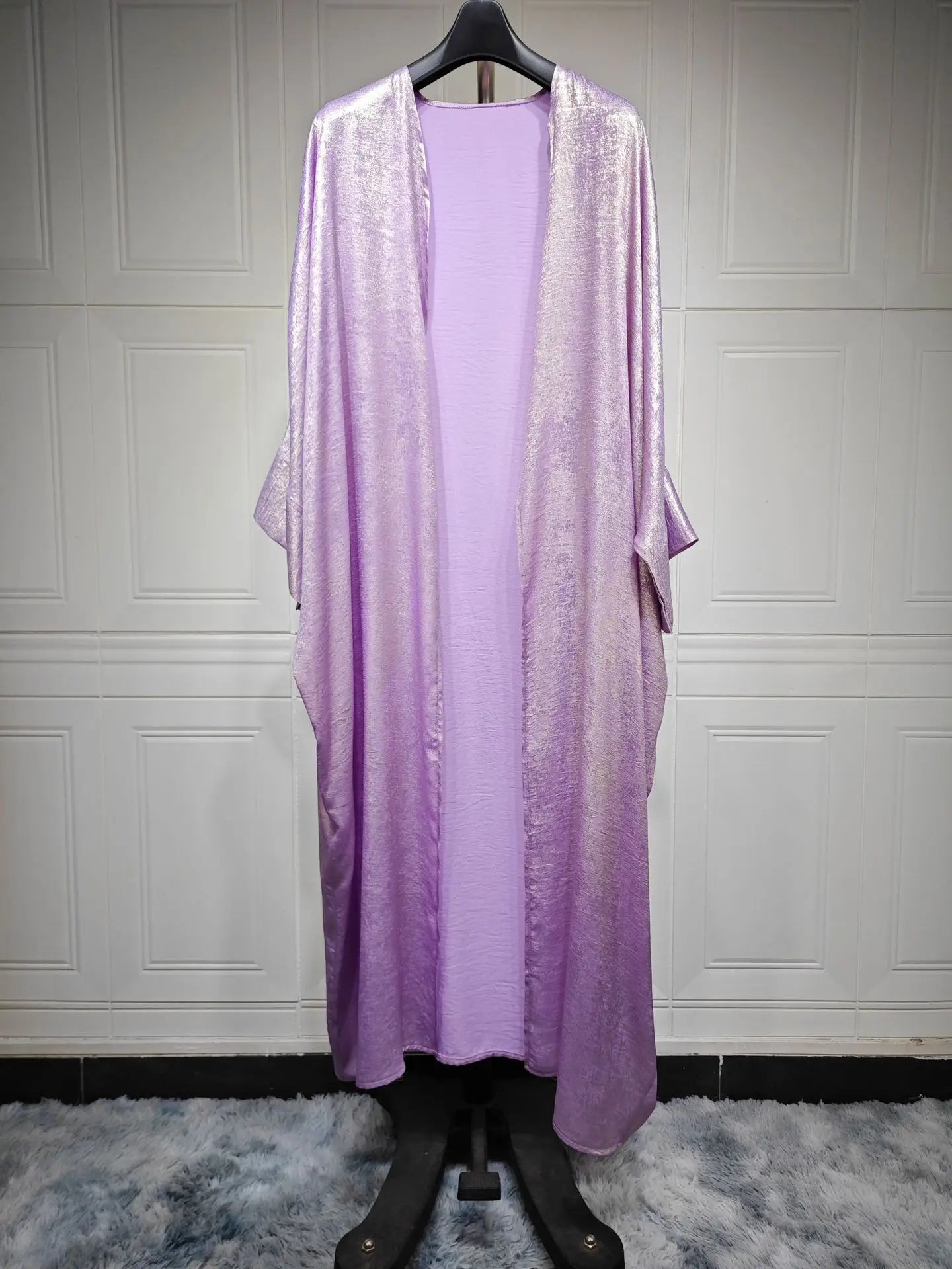 Lina - Satin Shiny Open Abaya