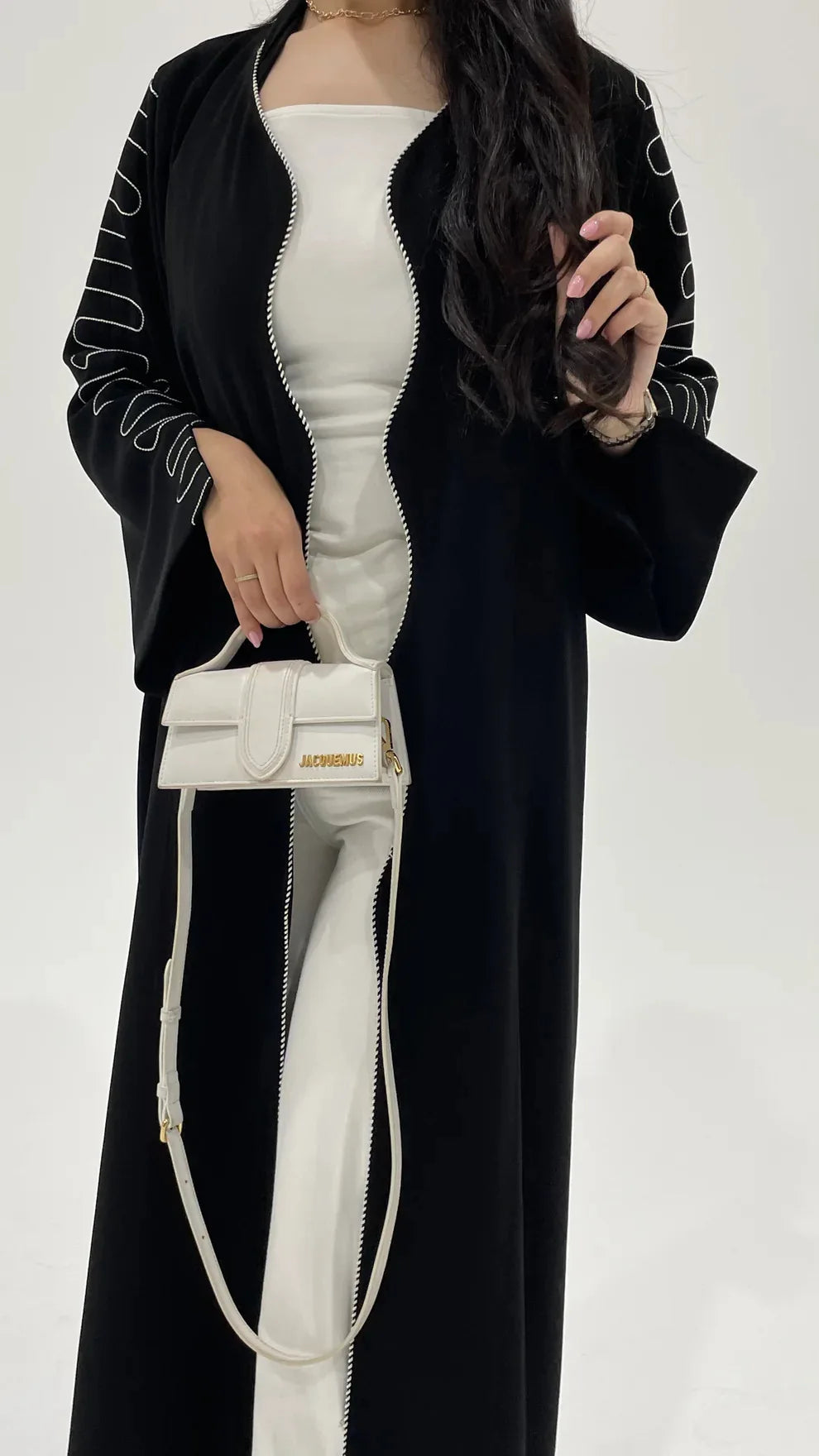 Mira - Stitched open abaya