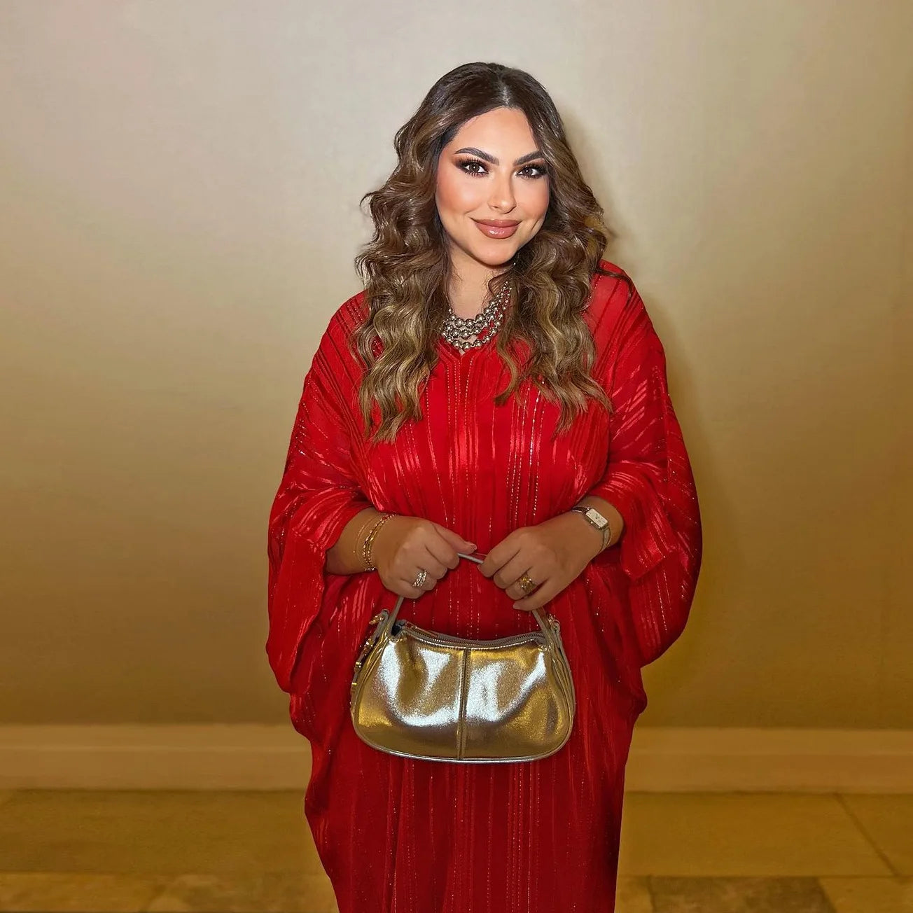 Dana – Abaya Batwing Cristal