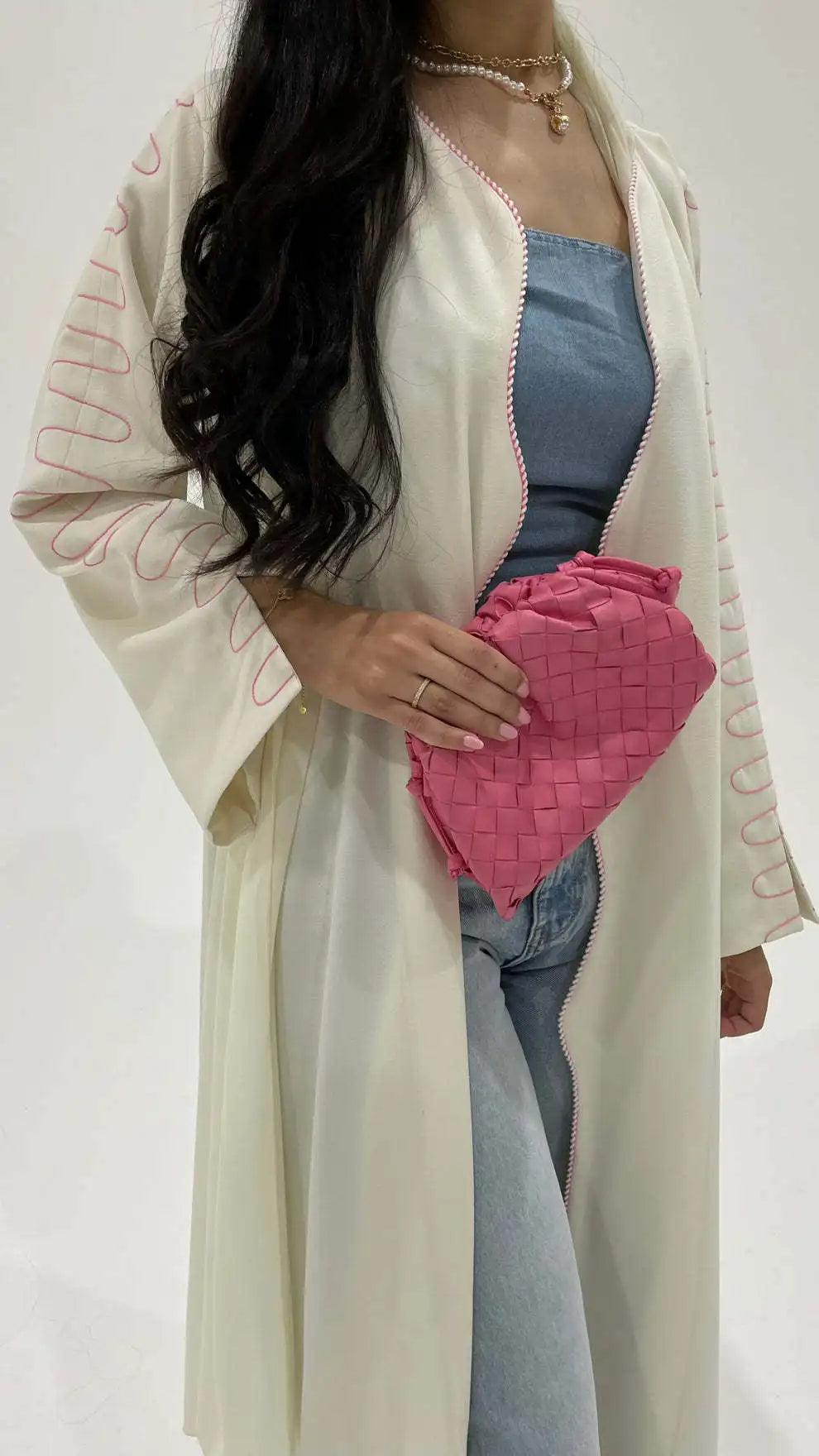 Mira - Stitched open abaya